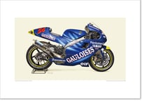 A2規格サイズ愛蔵版プリント 2002 YAMAHA YZR500 (0WL9) - Gauloises Yamaha Tech3 / #2804114HQ