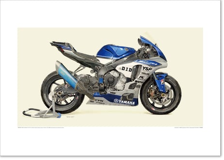 A2/B2規格サイズ愛蔵版プリント 2015 YAMAHA YZF-R1 - Yamaha Factory Racing Team / #3803147HQ