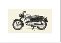 A2/B2規格サイズ愛蔵版プリント  1962 KAWASAKI 125 B8 / #3005124HQ