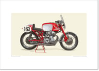 A2規格サイズ愛蔵版プリント 1959 Honda RC160 / #2101008HQ