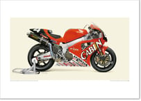 A2規格サイズ愛蔵版プリント  2000 Honda VTR1000SPW - Team Cabin Honda / #2101075HQ