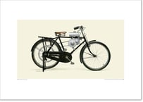 A2規格サイズ愛蔵版プリント 1946 自転車補助エンジン / #2101001HQ