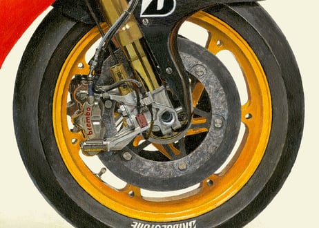 A2/B2規格サイズ愛蔵版プリント 2013 Honda RC213V - Repsol Honda Team / #2606111HQ