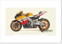A2規格サイズ愛蔵版プリント 2006 Honda RC211V (New generation) - Repsol Honda Team / #2101084HQ