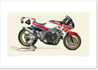 A2規格サイズ愛蔵版プリント 1986 YAMAHA FZ750 (0U45) / #2304091HQ