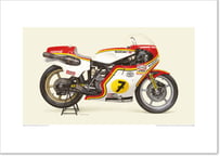 A2規格サイズ愛蔵版プリント 1977 SUZUKI RG500 (XR14) - Texaco Heron Team Suzuki / #2901119HQ