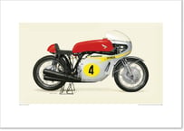 A2規格サイズ愛蔵版プリント 1967 Honda 2RC181 / #2101031HQ