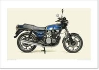 A2/B2規格サイズ愛蔵版プリント 1993 KAWASAKI ZXR-7 Ito Ham