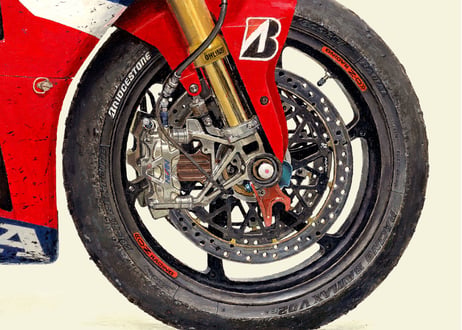 A2/B2規格サイズ愛蔵版プリント 2025 Honda CBR1000RR-R Fireblade SP - Honda HRC / #3804148HQ
