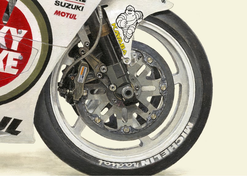 A2/B2規格サイズ愛蔵版プリント 1993 SUZUKI RGV-Γ500 (XR79) -