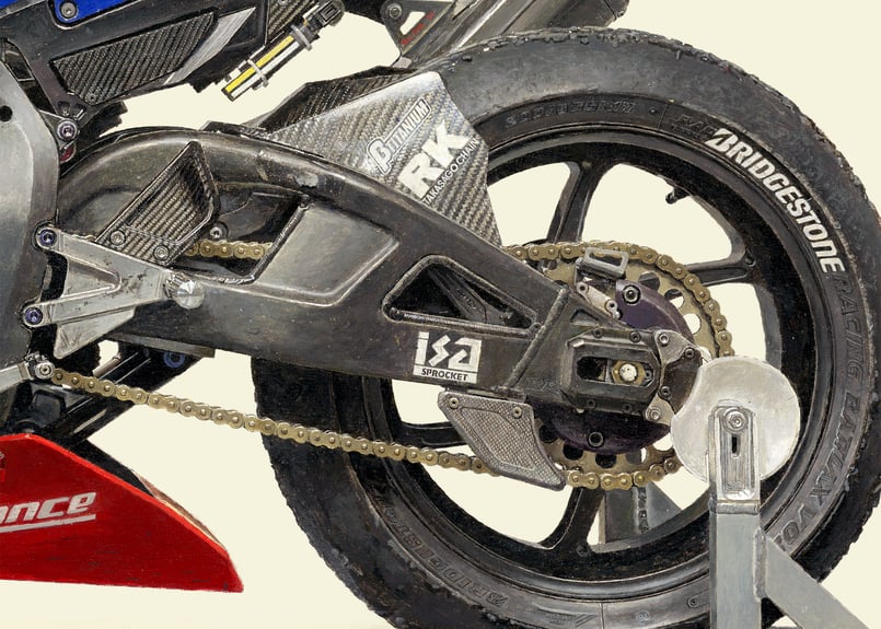 A2/B2規格サイズ愛蔵版プリント 2022 Honda CBR1000RR-R Firebl