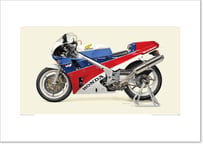 A2規格サイズ愛蔵版プリント 1987 Honda VFR750R/RC30 / #2101062HQ