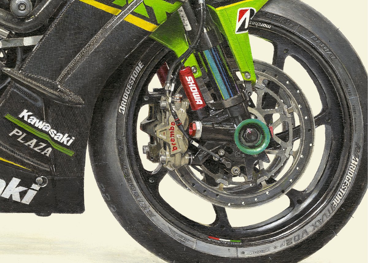 A2/B2規格サイズ愛蔵版プリント 2019 KAWASAKI ZX-10RR Kawasak