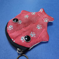 畳縁BABY　肉球（桃ｘ白）