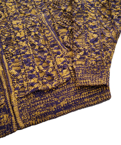 F.Z.P  MIX  KNIT  JACKET
