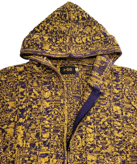 F.Z.P  MIX  KNIT  JACKET