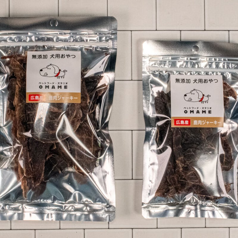 鹿肉ジャーキー（広島産天然鹿） 完全無添加・犬猫用おやつ | ペットの