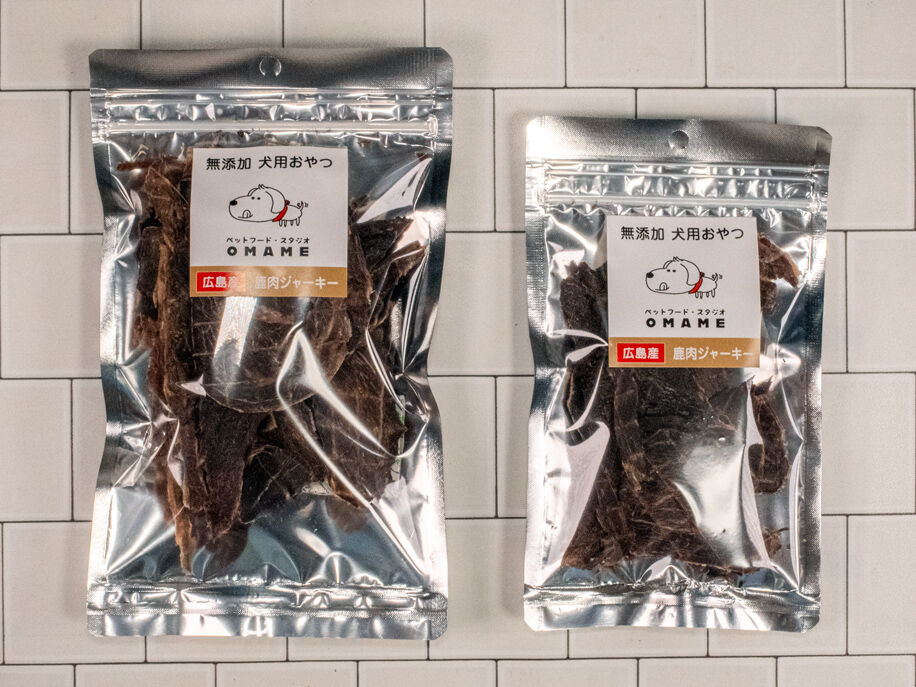 鹿肉ジャーキー（広島産天然鹿） 完全無添加・犬猫用おやつ | ペットの