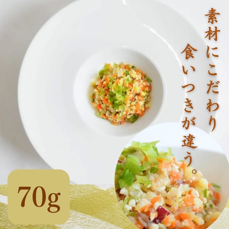 獣医師公認　お野菜たっぷりごはん（70g）