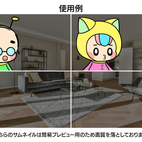 【MOV】モーションステッカー手書きテイスト64パターンセット/動画&画像付き