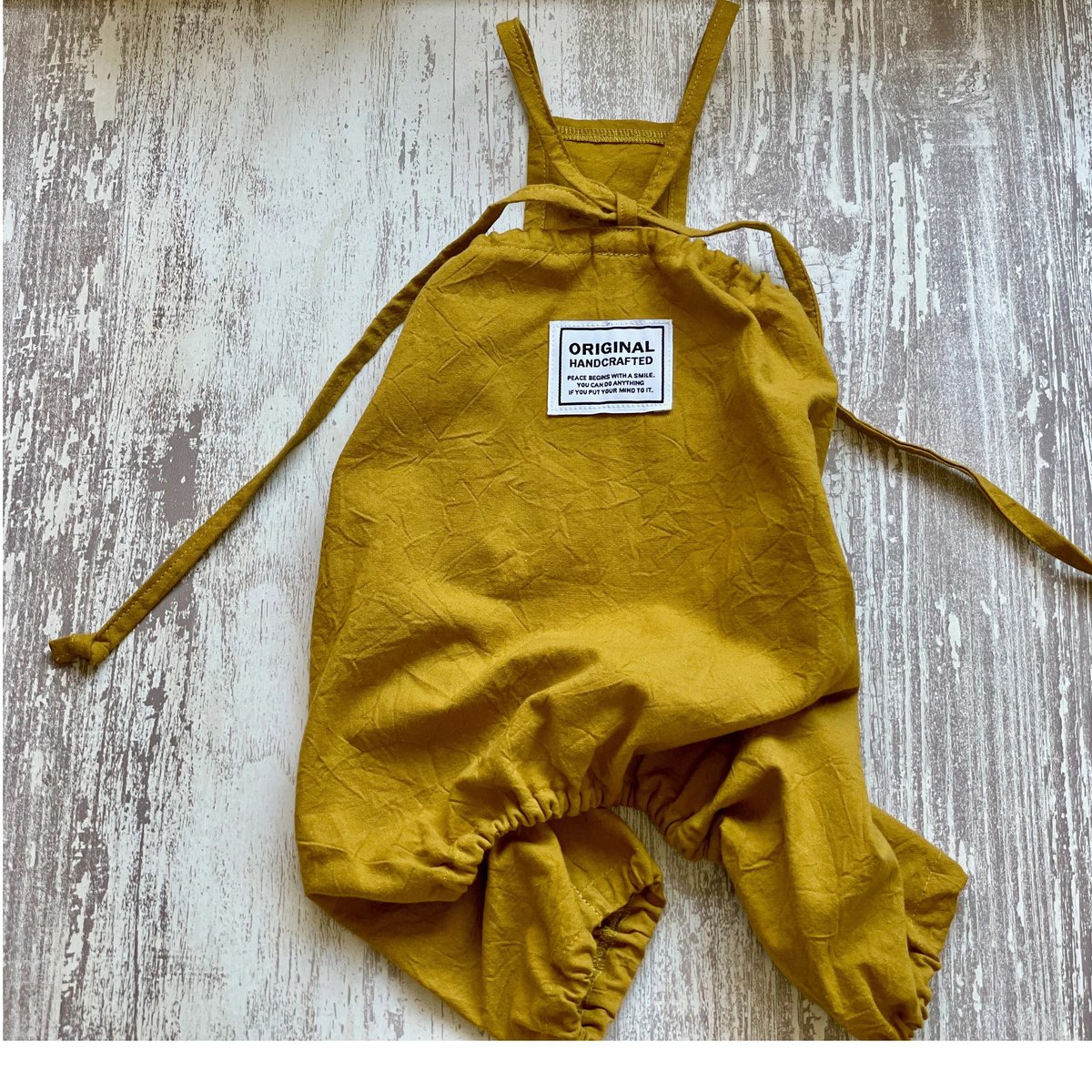 バルーンロンパース マスタード（小型犬） | favori dog clothes shop