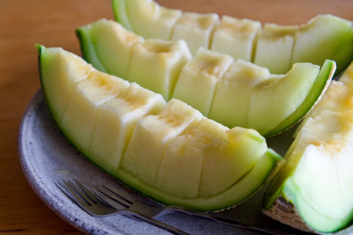 🍈贈答向け🍈//北海道産//クレセントメロン 大玉4玉入り