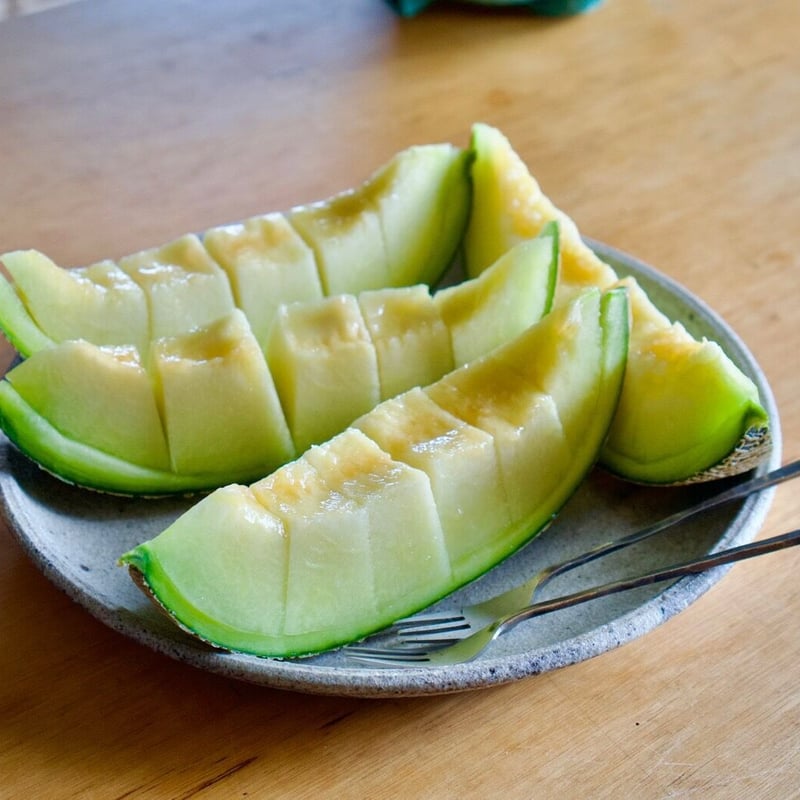 🍈贈答向け🍈//北海道産//クレセントメロン 大玉2玉入り