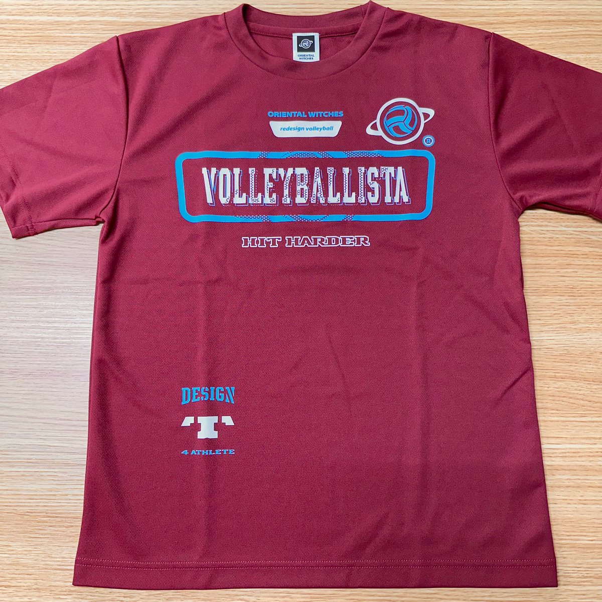 VOLLEYBALLISTA ワインレッド（ホワイト×サックス） | ORIENTAL WIT