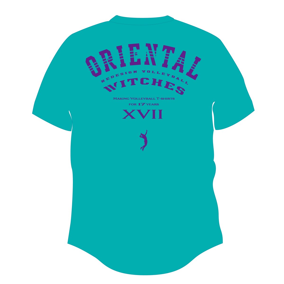 ロングスリーブTシャツ SEVENTEEN シャツ SEVENTEEN ミントブルー（バイオレッド×ホワイト） | ORIENTAL