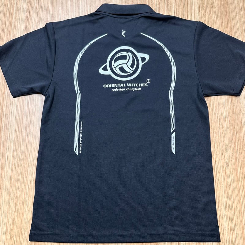 ☆okachan ☆ブラック ポロシャツ 42 MENS ファンクショナルポロシャツ ブラック/072244020