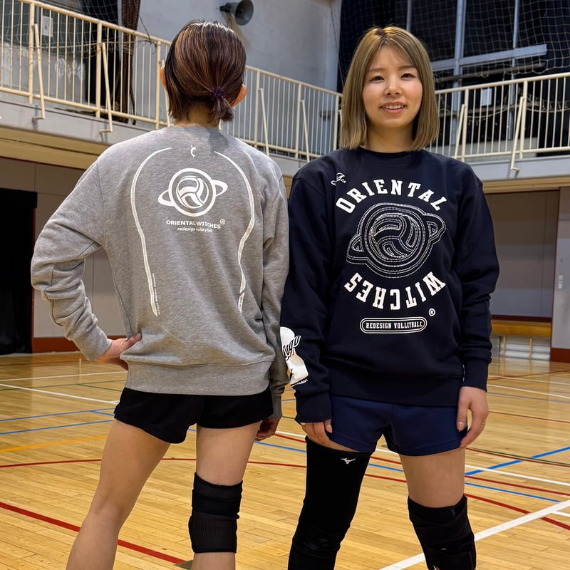 ビッグロゴトレーナー ネイビー | ORIENTAL WITCHES