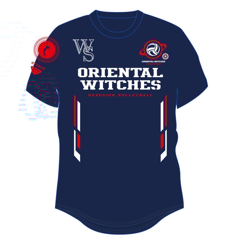 【お買い得!】 WING WITCHES ORIENTAL | ネイビー(ホワイト×レッド) SPIKER アウトドア