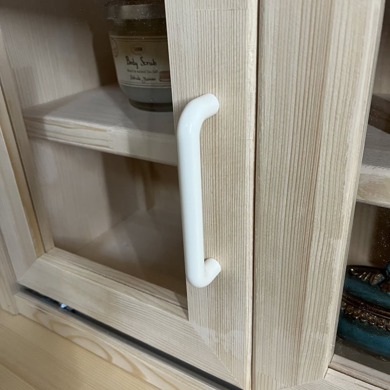 スプルース集成材 卓上収納棚【折戸仕様】 | 誠工房