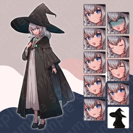Fantasy 6-Pack: Angel, Mage, Cat-Eared Illustrations | 10 Expressions & Extras - Premium Art