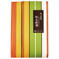 秩父銘仙 貯古齢糖 縦縞(まっちゃ)