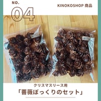 薔薇ぼっくりのセット