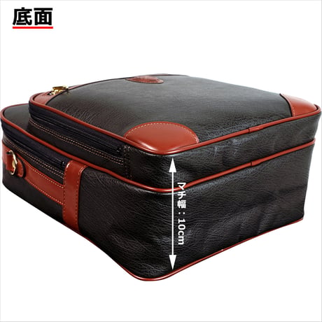 縦型 ソフト ショルダーバッグ A4書類対応 通勤 旅行 600g 日本製 豊岡生産 + 竹八謹製ケーブルバンド2個セット tm0609