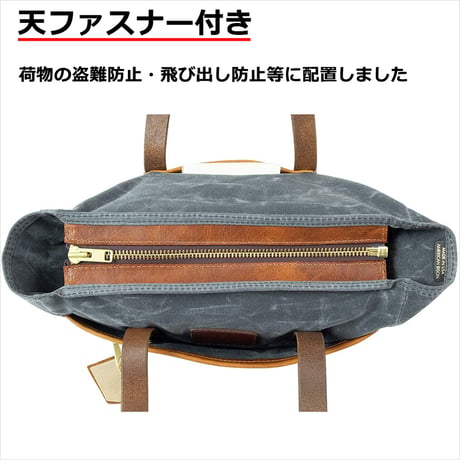 【 セール 】 CORONADO LEATHER コロナドレザー バイソン革 ワックスキャンバス トートバッグ Made in USA tm0498