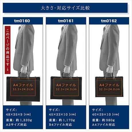 ビジネスバッグ ブリーフケース 通勤 大開タイプ 高耐久撥水素材仕様 A3書類対応 1320g 日本製 豊岡生産 + 竹八謹製 牛革製ケーブルバンド2個 セット tm0160
