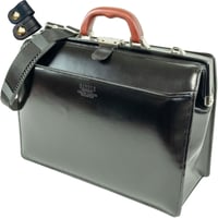 竹八謹製 (タケハチ) 高級 本革 ダレスバッグ メンズ 天然木取手 A4ファイル対応 1550g 日本製 豊岡生産 + ケーブルバンド2個 セット tm0344