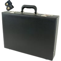竹八謹製 (タケハチ) ハード アタッシュケース 通勤 出張 B4ファイル対応 1950g + ケーブルバンド2個セット tm0653