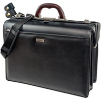 ダレスバッグ 天然木取手 B4ファイル対応 1500g 日本製 豊岡生産 + 竹八謹製 牛革製ケーブルバンド2個 セット tm0506