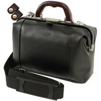 ダレスバッグ メンズ 高級天然木取手 B5書類対応 日本製 豊岡生産 + 竹八謹製 牛革製ケーブルバンド2個 セット tm0735