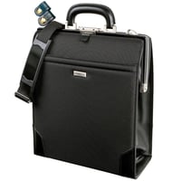 縦型 ダレスバッグ 高強度ナイロン仕様 リュック 3way A4ファイル対応 1380g 日本製 豊岡生産 + 竹八謹製 牛革製ケーブルバンド2個 セット tm0699