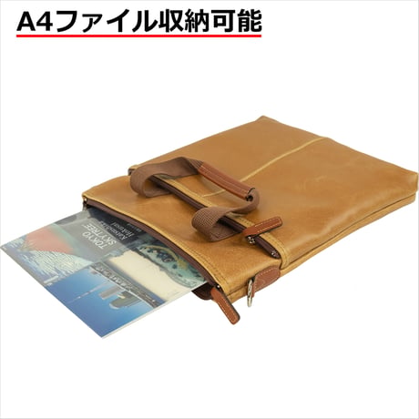 縦型 ショルダーバッグ 白化合皮 A4ファイル対応 490g 通勤 旅行 日本製 豊岡生産 + 竹八謹製 ケーブルバンド2個セット tm0628