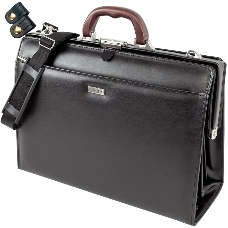 ダレスバッグ メンズ 天然木取手 A4ファイル対応 1650g 日本製 豊岡