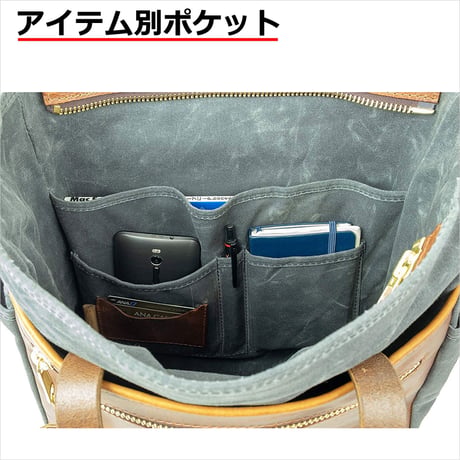 【 セール 】 CORONADO LEATHER コロナドレザー バイソン革 ワックスキャンバス トートバッグ Made in USA tm0498