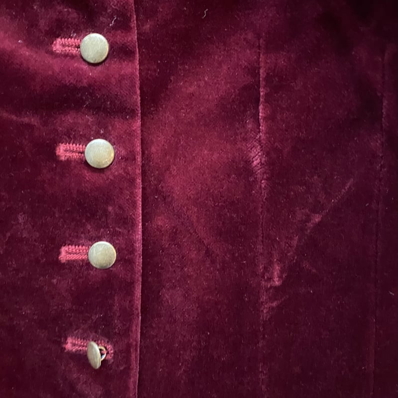 009. Ralph Lauren｜Garnet Velour Napoleon Jacket