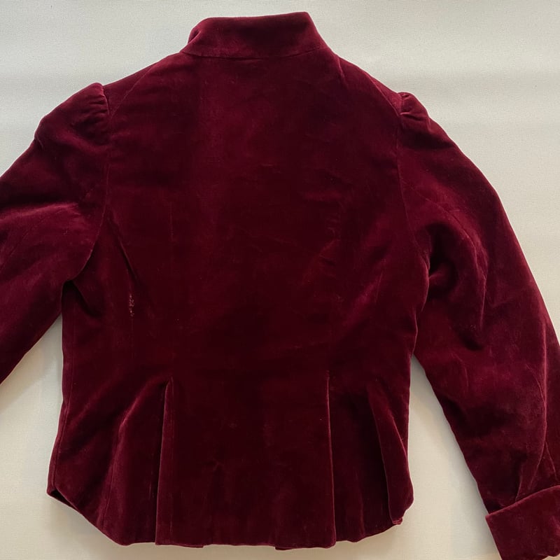 009. Ralph Lauren｜Garnet Velour Napoleon Jacket