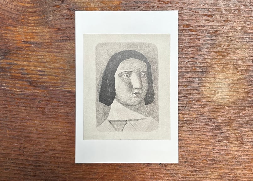 有元利夫　人物画　版画 有元利夫「人物像」卸売価格で販売